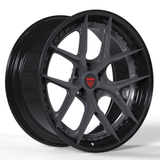 RVRN RV-DB179 black and gunmetal forged Y spoke wheels for McLaren 720S