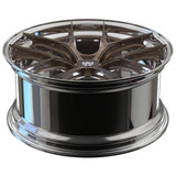 RVRN RV-DB179 Porsche 911 application with custom forged Y spoke wheels, chrome with bronze finish and lightweight 2-piece performance construction