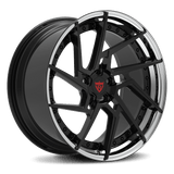 RVRN RV-DF041 Corvette C8 forged directional wheel featuring aerospace-grade 6061-T6 forged aluminum and custom vehicle-specific engineering