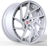 RVRN RV-DF041 forged directional wheel for Corvette C8 with custom sizing, offset, and finish options for design your own wheel