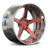 RV-DF14: CUSTOM FORGED 2 PIECE 5 SPOKE WHEELS