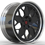 RVRN RV-DP186 custom forged deep dish wheel for Audi RS Q8, showcasing a pronounced deep dish profile, lightweight forged construction, and custom wheel fitment
