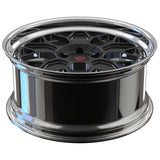 RVRN RV-DP186 custom forged deep dish wheel for Porsche Taycan Turbo GT, featuring 2-piece forged construction, lightweight design, and vehicle-specific brake clearance