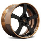 RV-DP223: CUSTOM FORGED 2-PIECE 5 SPOKE WHEELS