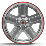 RVRN RV-DR03 forged deep dish truck wheel with classic 5-spoke design for Chevy Silverado 1500 custom fitment