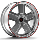 RVRN RV-DR03 forged deep dish classic car wheel with 5-spoke old-school design and custom fitment options