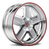 RVRN RV-DR03 forged deep dish custom truck wheel with aggressive fitment and classic 5-spoke styling