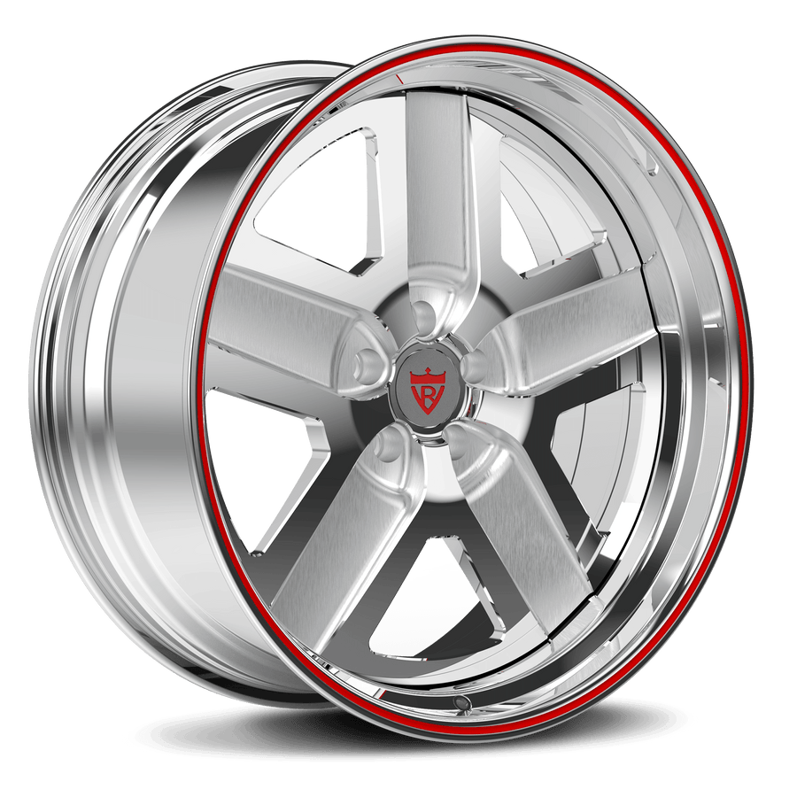 RVRN RV-DR03 forged deep dish 5-spoke classic wheel for Oldsmobile Hurst Cutlass with old-school styling