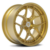 RVRN Wheels RV-DR08 step lip Y-spoke black and copper Camaro wheels with custom forged construction