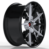 RVRN RV-DR082 forged performance wheels for McLaren 720S with black and white 10 spoke design