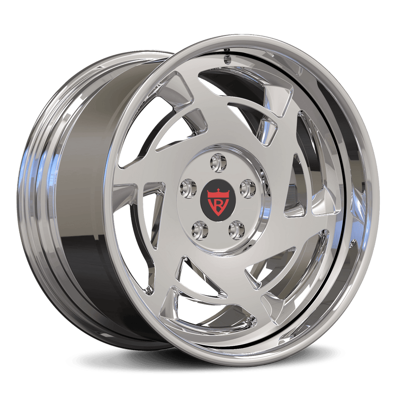 RVRN RV-DR155 custom forged 2-piece directional deep dish chrome wheel for 1969 Chevrolet Camaro ZL1