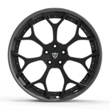 Lexus LS custom forged black Y spoke wheels by RVRN Wheels premium lightweight wheel styling