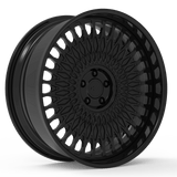 RVRN RV-DR91 all black forged old school wheels for Chevrolet, lightweight performance classic rims