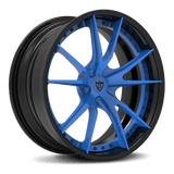 RV-DS477: CUSTOM FORGED 2 PIECE BLUE WHEELS