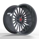 Gray  RVRN RV-HR88 forged truck wheel featuring deep dish profile and precision custom engineering