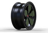 RVRN RV-M5 bespoke monoblock forged wheel for Mustang Dark Horse performance applications with aggressive concave styling