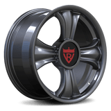 RVRN RV-MA342 forged 1-piece Audi R8 wheels in gunmetal with a unique design and lightweight forged construction