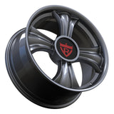 RVRN RV-MA342 custom forged 1-piece Audi RS5 wheels in gunmetal, featuring a distinctive profile and performance-focused construction