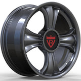 RVRN RV-MA342 forged 1-piece BMW M4 wheels in gunmetal, combining a distinctive wheel design with lightweight performance construction