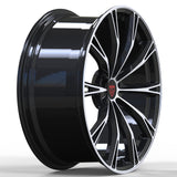 polished monoblock forged wheel RV-MA61 showing clean spoke design and premium finish quality