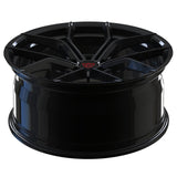 Side angle of RV-MA72 deep concave forged wheel, lightweight design for high-performance sports cars