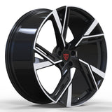 RVRN RV-MAE258 forged directional wheel for Corvette C8 with distinctive Y spoke styling and lightweight construction