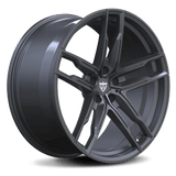 RVRN RV-MB078 custom forged 5 spoke BMW M3 Competition gunmetal wheels, 1-piece lightweight performance design with customized sizing, offset and precise fitment.