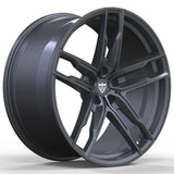 RVRN RV-MB078 custom forged 5 spoke Porsche 911 Carrera GTS gunmetal wheels, lightweight monoblock-style performance design with customized fitment and personalized wheel specifications.