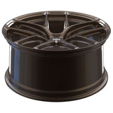 RVRN RV-MB183 Bronze Y spoke forged wheel detail for BMW M3, showcasing precision-machined spoke surfaces, custom design and lightweight performance construction