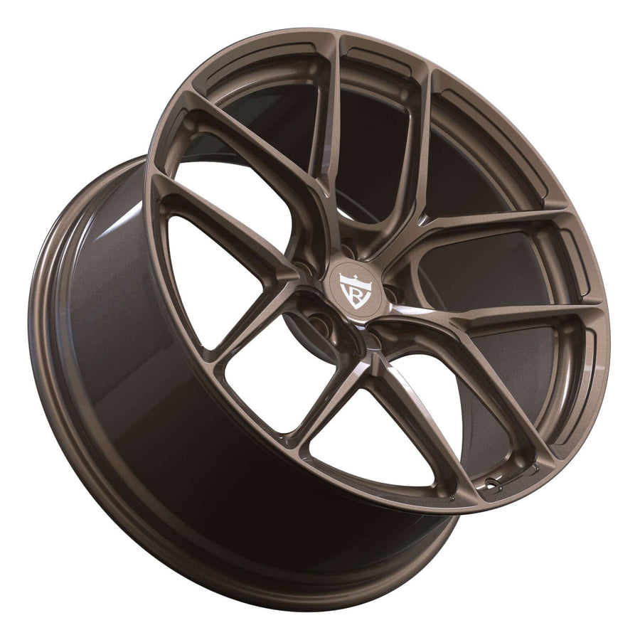 RVRN RV-MB183 forged Y spoke wheels for BMW M4 with a Bronze finish, custom 1-piece construction and performance-focused lightweight design