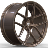 RVRN RV-MB183 custom Y spoke forged wheel in Bronze for Porsche 911 applications, engineered with lightweight 1-piece construction and a performance profile