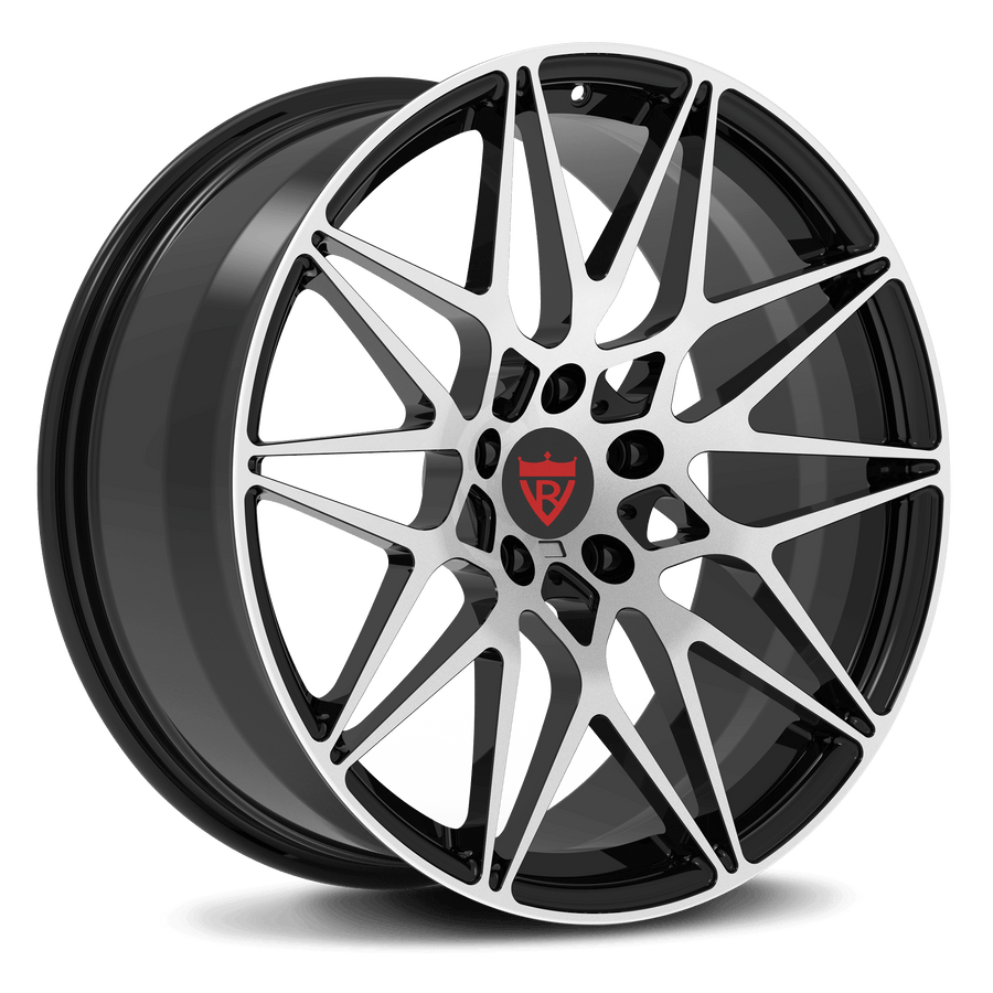 RVRN RV-MB220 BMW i7 forged Y spoke wheels in black, custom 1-piece construction with a refined performance design