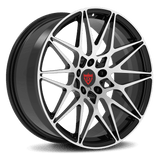 RVRN RV-MB220 BMW i7 forged Y spoke wheels in black, custom 1-piece construction with a refined performance design