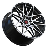 RVRN RV-MB220 BMW X5 forged Y spoke wheels in polished finish, custom 1-piece forged design for a clean premium appearance