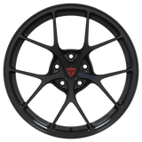 RVRN RV-MB301 custom Y spoke wheels in gloss black for BMW M4, showcasing a modern multi spoke inspired design with lightweight forged construction.