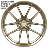 RV-MB312 one-piece concave wheel for Subaru, engineered for brake clearance and lightweight performance