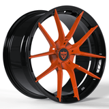 Angled view of RV-MB312 wheel emphasizing lightweight forged construction