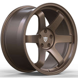 RVRN RV-MB319 lightweight forged wheel for BMW X5 with 6 spoke design and premium copper finish for custom performance builds