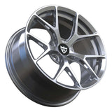 RVRN RV-MB380 lightweight forged wheels for BMW M3 featuring Y spoke design and gloss silver custom finish