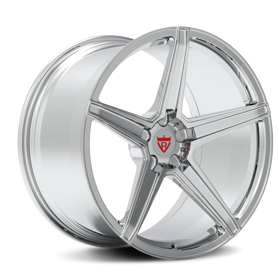 RVRN RV-MB559 custom forged 5 spoke Corvette C8 wheels in brushed finish engineered for lightweight performance