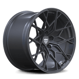 RVRN RV-MB625 custom forged concave wheels for Corvette in gunmetal finish, deep concave performance design