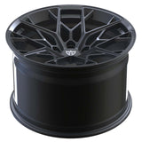 RVRN RV-MB625 forged concave wheels for Ferrari applications, gunmetal finish, premium custom performance wheel