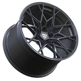 RVRN RV-MB625 lightweight forged concave wheels for Mustang, gunmetal color, aggressive deep concave profile