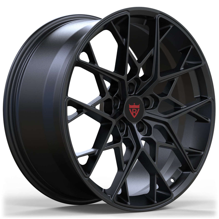 Tesla aftermarket wheels Y-Spoke Mesh Design matte black RV-MB625 forged performance wheel
