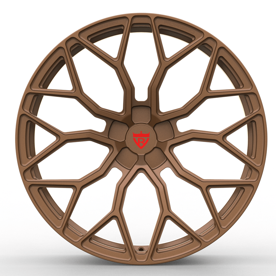 RV-MB767 deep concave forged wheel with custom finish showcasing premium surface treatment and performance styling