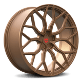 RVRN RV-MB767 lightweight forged wheels for Lexus IS featuring a Y spoke design and copper finish