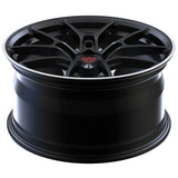 RVRN RV-MC137 custom Corvette C8 Z06 Y spoke concave wheels in black, forged 1-piece lightweight performance design with customized sizing, offset and precise fitment