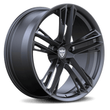 RVRN RV-MC16 custom monoblock forged wheels for Chevy Chevelle in gray finish with lightweight performance construction