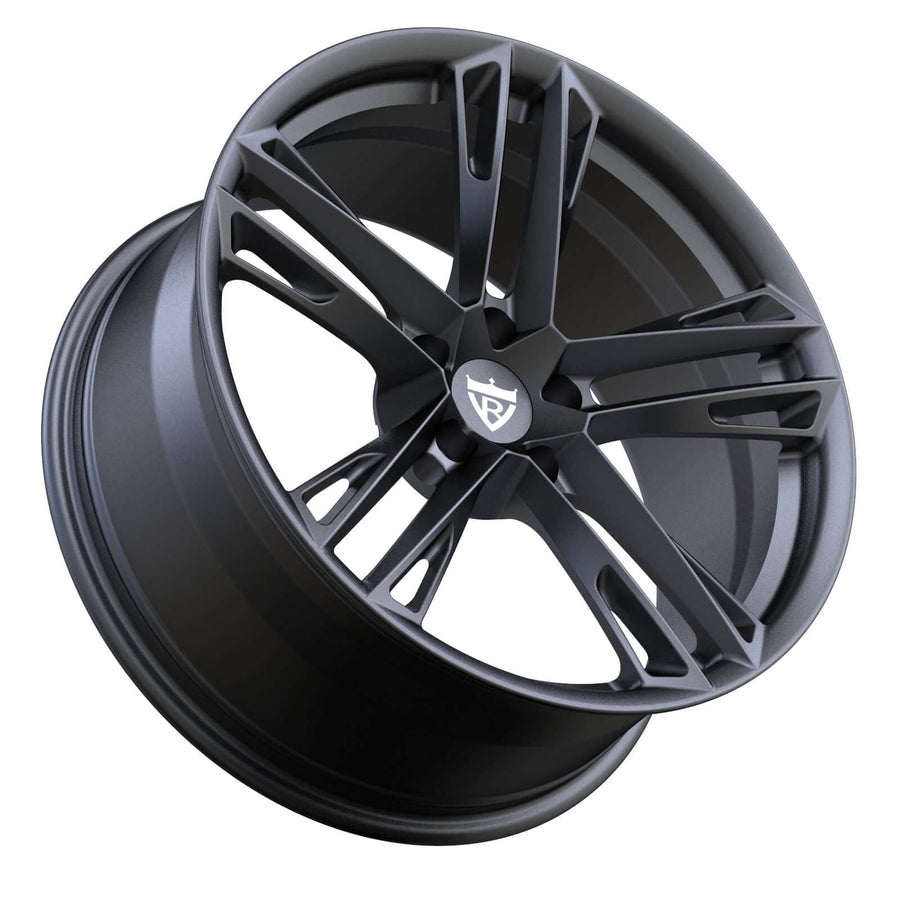 RVRN RV-MC16 Chevy Chevelle forged wheels featuring custom gray styling, monoblock construction and precise fitment