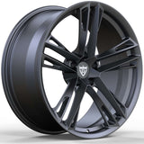RVRN RV-MC16 forged monoblock performance wheels with gray finish, custom sizing and design-your-own-wheel options